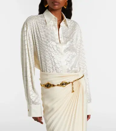 Roberto Cavalli Snake-print shirt | Thumbnail 4 Roberto Cavalli Snake-print shirt | Thumbnail 4