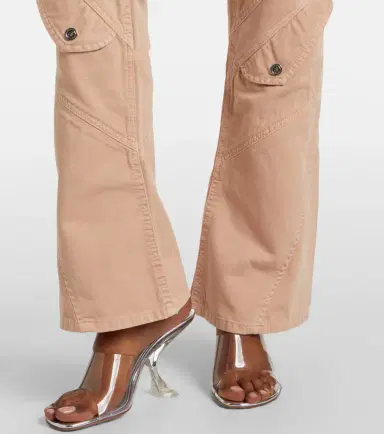 BLUMARINE Cotton canvas flared pants | Thumbnail 6 BLUMARINE Cotton canvas flared pants | Thumbnail 6