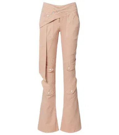 BLUMARINE Cotton canvas flared pants | Thumbnail 1 BLUMARINE Cotton canvas flared pants | Thumbnail 1