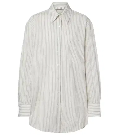 RÓHE Róhe Striped silk and cotton shirt | Thumbnail 1 RÓHE Róhe Striped silk and cotton shirt | Thumbnail 1