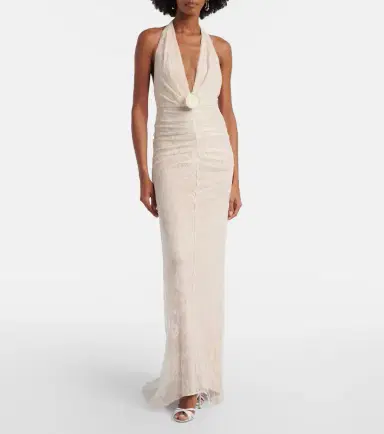 De La Vali Bridal Amora lace tulle gown | Thumbnail 2 De La Vali Bridal Amora lace tulle gown | Thumbnail 2