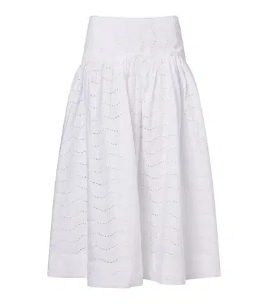Polo Ralph Lauren Broderie anglaise cotton midi skirt | Thumbnail 1 Polo Ralph Lauren Broderie anglaise cotton midi skirt | Thumbnail 1