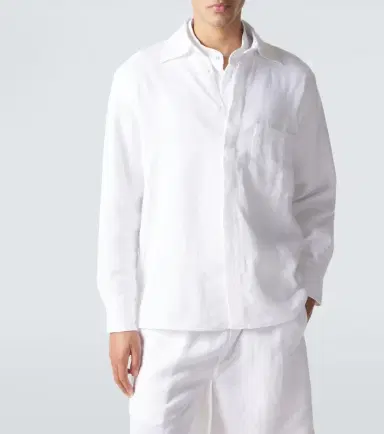 Saman Amel Linen overshirt | Thumbnail 4 Saman Amel Linen overshirt | Thumbnail 4