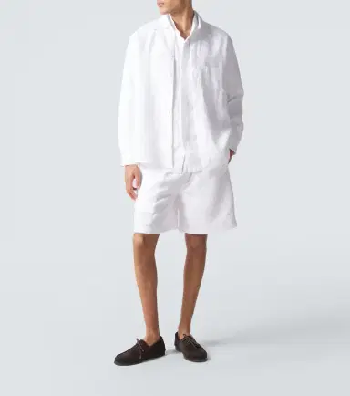 Saman Amel Linen overshirt | Thumbnail 6 Saman Amel Linen overshirt | Thumbnail 6