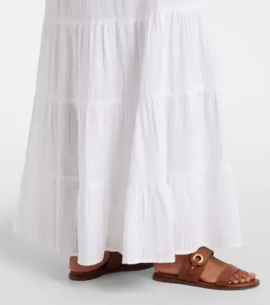 Melissa Odabash Dee tiered cotton maxi skirt | Thumbnail 6 Melissa Odabash Dee tiered cotton maxi skirt | Thumbnail 6