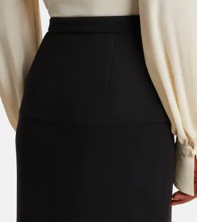 Valentino Virgin wool crêpe pencil skirt | Thumbnail 4 Valentino Virgin wool crêpe pencil skirt | Thumbnail 4