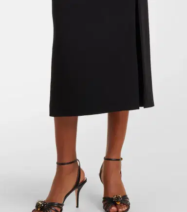 Valentino Virgin wool crêpe pencil skirt | Thumbnail 6 Valentino Virgin wool crêpe pencil skirt | Thumbnail 6