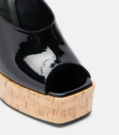 The Attico Ornella patent leather platform slingback pumps | Thumbnail 4 The Attico Ornella patent leather platform slingback pumps | Thumbnail 4
