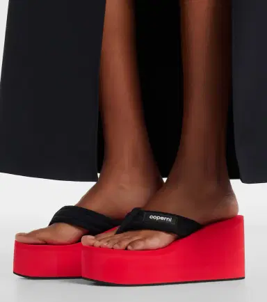 Coperni Logo platform thong sandals | Thumbnail 6 Coperni Logo platform thong sandals | Thumbnail 6