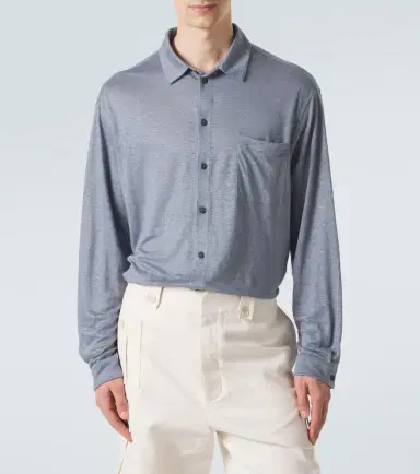 Giorgio Armani Linen jersey shirt | Thumbnail 3 Giorgio Armani Linen jersey shirt | Thumbnail 3