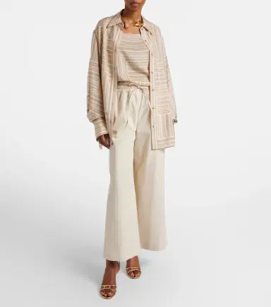Joseph Thurla cotton wide-leg pants | Thumbnail 4 Joseph Thurla cotton wide-leg pants | Thumbnail 4