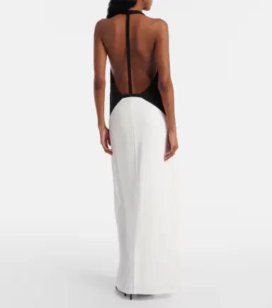 Adriana Degreas Halterneck jersey maxi dress | Thumbnail 6 Adriana Degreas Halterneck jersey maxi dress | Thumbnail 6