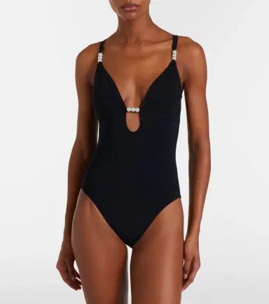 Karla Colletto Maya embellished swimsuit | Thumbnail 3 Karla Colletto Maya embellished swimsuit | Thumbnail 3