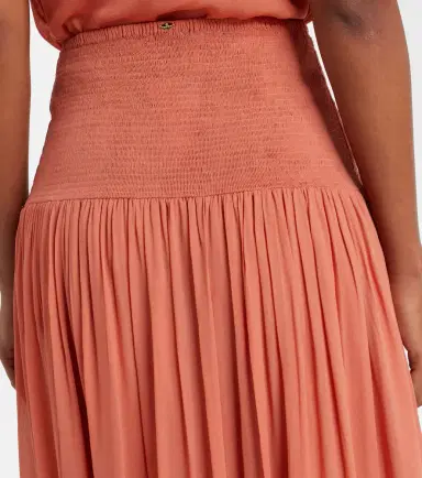 Poupette St Barth Neree ruched ruffled maxi skirt | Thumbnail 4 Poupette St Barth Neree ruched ruffled maxi skirt | Thumbnail 4