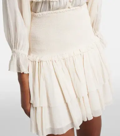 Poupette St Barth Farrah tiered miniskirt | Thumbnail 2 Poupette St Barth Farrah tiered miniskirt | Thumbnail 2