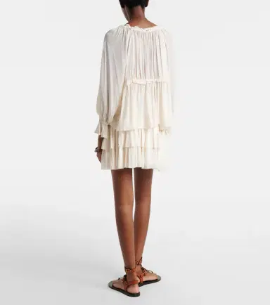 Poupette St Barth Farrah tiered miniskirt | Thumbnail 4 Poupette St Barth Farrah tiered miniskirt | Thumbnail 4