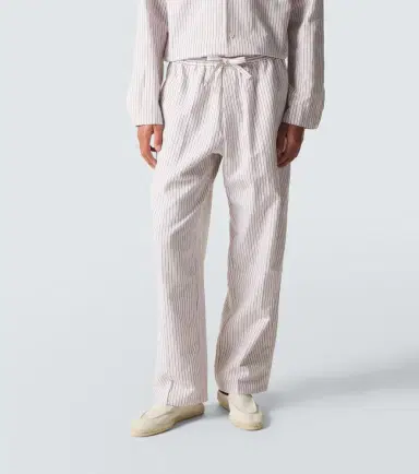 Umit Benan Julian cotton and silk straight pants | Thumbnail 4 Umit Benan Julian cotton and silk straight pants | Thumbnail 4