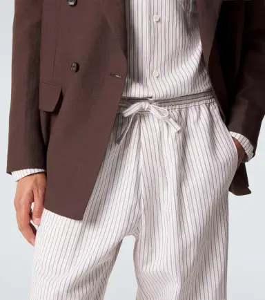 Umit Benan Julian cotton and silk straight pants | Thumbnail 5 Umit Benan Julian cotton and silk straight pants | Thumbnail 5