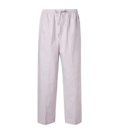 Umit Benan Julian cotton and silk straight pants | Thumbnail 1 Umit Benan Julian cotton and silk straight pants | Thumbnail 1
