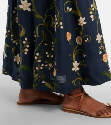 Agua by Agua Bendita Senlis off-shoulder cotton maxi dress | Thumbnail 3 Agua by Agua Bendita Senlis off-shoulder cotton maxi dress | Thumbnail 3