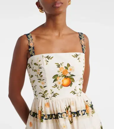 Agua by Agua Bendita Lima Valle floral cotton minidress | Thumbnail 2 Agua by Agua Bendita Lima Valle floral cotton minidress | Thumbnail 2
