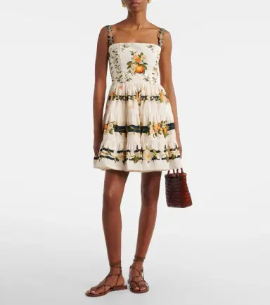 Agua by Agua Bendita Lima Valle floral cotton minidress | Thumbnail 5 Agua by Agua Bendita Lima Valle floral cotton minidress | Thumbnail 5