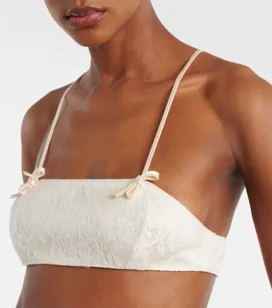 Aya Muse Eteri bow-detail lace bra top | Thumbnail 2 Aya Muse Eteri bow-detail lace bra top | Thumbnail 2