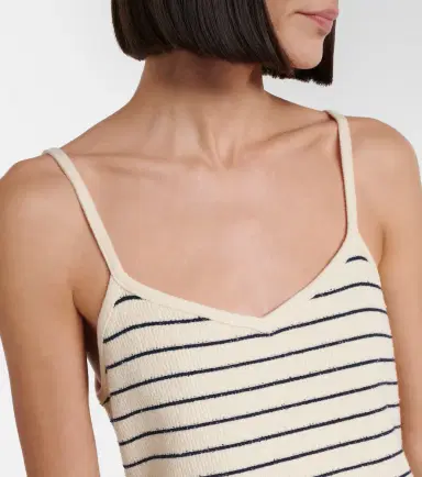 JW Anderson Striped cotton-blend minidress | Thumbnail 3 JW Anderson Striped cotton-blend minidress | Thumbnail 3