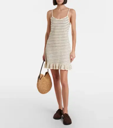 JW Anderson Striped cotton-blend minidress | Thumbnail 5 JW Anderson Striped cotton-blend minidress | Thumbnail 5