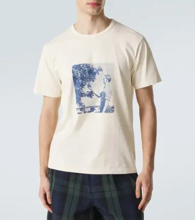 JW Anderson Printed cotton jersey T-shirt | Thumbnail 6 JW Anderson Printed cotton jersey T-shirt | Thumbnail 6