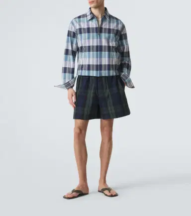JW Anderson Checked cotton blouson jacket | Thumbnail 2 JW Anderson Checked cotton blouson jacket | Thumbnail 2