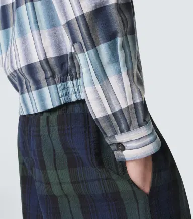 JW Anderson Checked cotton blouson jacket | Thumbnail 4 JW Anderson Checked cotton blouson jacket | Thumbnail 4