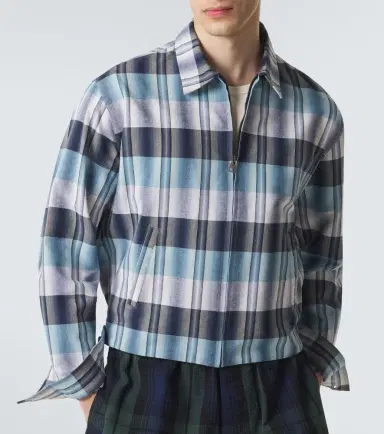 JW Anderson Checked cotton blouson jacket | Thumbnail 7 JW Anderson Checked cotton blouson jacket | Thumbnail 7
