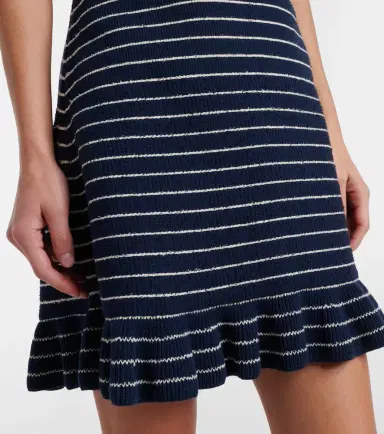 JW Anderson Striped cotton-blend minidress | Thumbnail 3 JW Anderson Striped cotton-blend minidress | Thumbnail 3