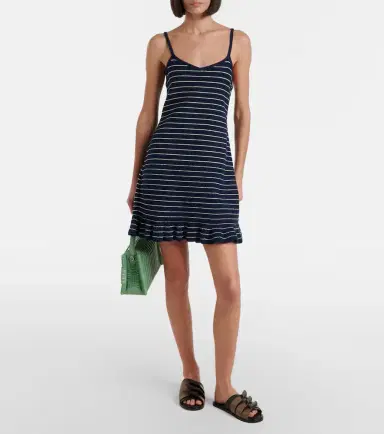 JW Anderson Striped cotton-blend minidress | Thumbnail 4 JW Anderson Striped cotton-blend minidress | Thumbnail 4