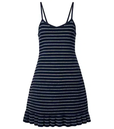 JW Anderson Striped cotton-blend minidress | Thumbnail 1 JW Anderson Striped cotton-blend minidress | Thumbnail 1