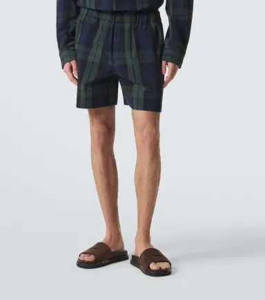 JW Anderson Checked cotton seersucker shorts | Thumbnail 5 JW Anderson Checked cotton seersucker shorts | Thumbnail 5