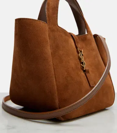 Saint Laurent Le 5 à 7 suede shoulder bag | Thumbnail 2 Saint Laurent Le 5 à 7 suede shoulder bag | Thumbnail 2