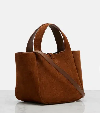 Saint Laurent Le 5 à 7 suede shoulder bag | Thumbnail 3 Saint Laurent Le 5 à 7 suede shoulder bag | Thumbnail 3