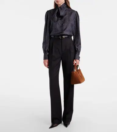 Saint Laurent Le 5 à 7 suede shoulder bag | Thumbnail 6 Saint Laurent Le 5 à 7 suede shoulder bag | Thumbnail 6