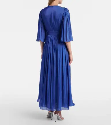 Costarellos Embellished Lurex georgette gown | Thumbnail 3 Costarellos Embellished Lurex georgette gown | Thumbnail 3
