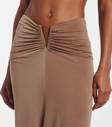 JADE SWIM Skyla ruched jersey maxi skirt | Thumbnail 5 JADE SWIM Skyla ruched jersey maxi skirt | Thumbnail 5