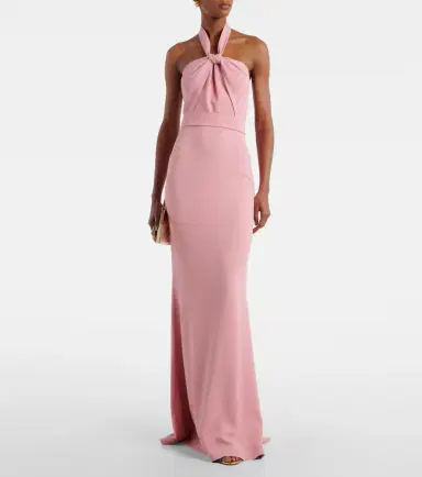 Elie Saab Halterneck cady gown | Thumbnail 3 Elie Saab Halterneck cady gown | Thumbnail 3