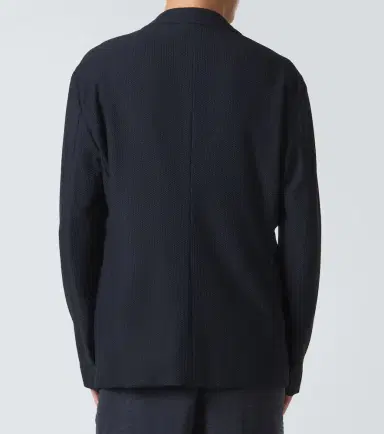 Giorgio Armani Waffle-knit blazer | Thumbnail 4 Giorgio Armani Waffle-knit blazer | Thumbnail 4