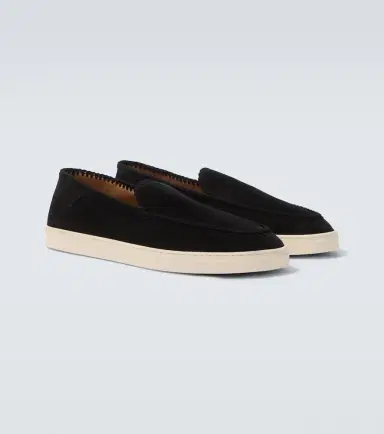 Giorgio Armani Galleria 3 suede slip-on shoes | Thumbnail 3 Giorgio Armani Galleria 3 suede slip-on shoes | Thumbnail 3