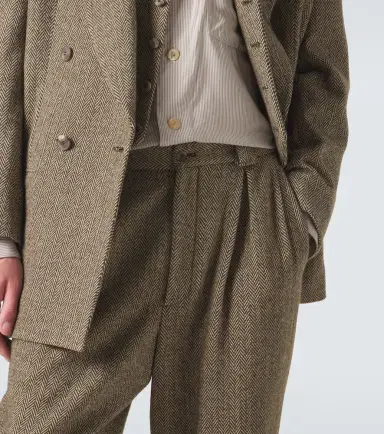 Giorgio Armani Archivio cotton-blend straight pants | Thumbnail 2 Giorgio Armani Archivio cotton-blend straight pants | Thumbnail 2