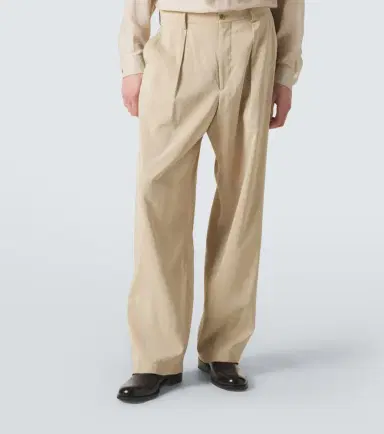 Giorgio Armani Archivio silk-blend straight pants | Thumbnail 3 Giorgio Armani Archivio silk-blend straight pants | Thumbnail 3