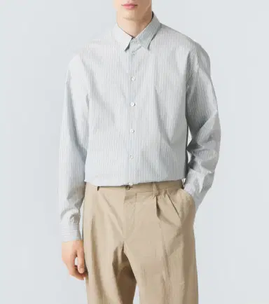 Giorgio Armani Archivio striped cotton shirt | Thumbnail 2 Giorgio Armani Archivio striped cotton shirt | Thumbnail 2