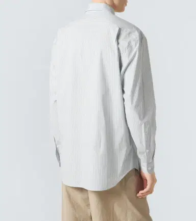 Giorgio Armani Archivio striped cotton shirt | Thumbnail 4 Giorgio Armani Archivio striped cotton shirt | Thumbnail 4