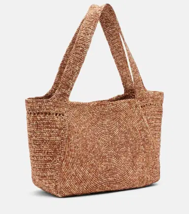 Stella McCartney Logo raffia tote bag | Thumbnail 2 Stella McCartney Logo raffia tote bag | Thumbnail 2
